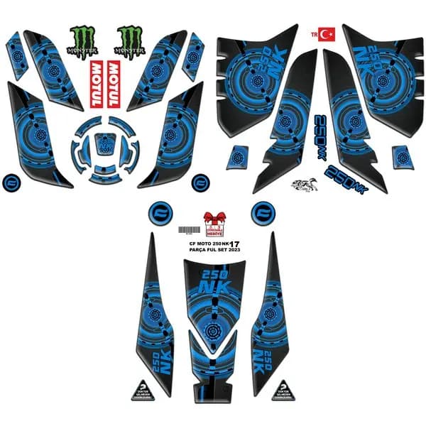 CF MOTO 250 NK 2023 - 2024 UYUMLU FULL SET 001 / BC1001