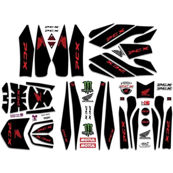 HONDA PCX 2021 - 2024 UYUMLU 42 PARÇA FULL SET 015 / BPN015