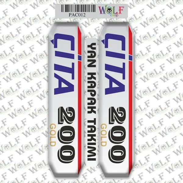 CG Akü Kapak Nikelajlı Damla Sticker 012 / PAC012