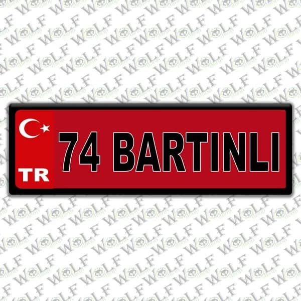 İllere Özel Damla Etiket ( 74 Bartınlı ) / Pİ302