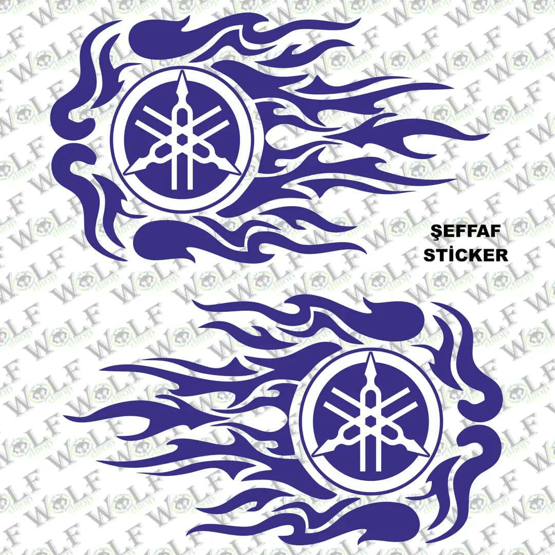 Tekli Sticker Şeffaf 013 / PSTS013