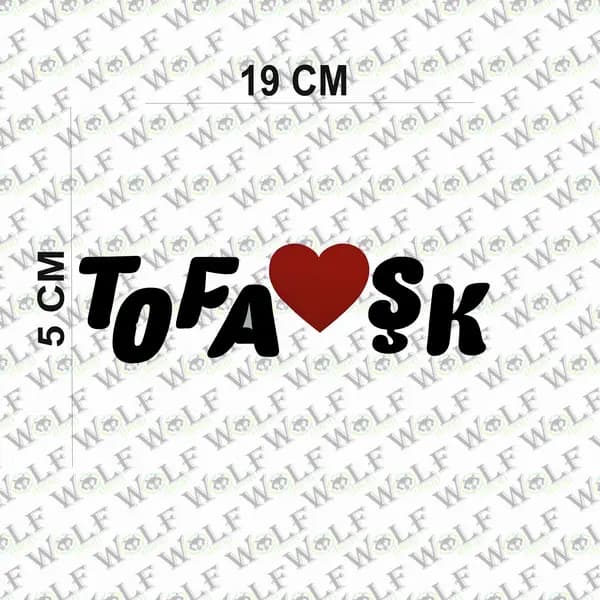 Sticker Tofaşk / wolf173