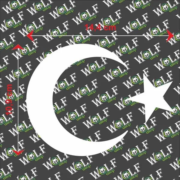 Transferli Bayrak Sticker