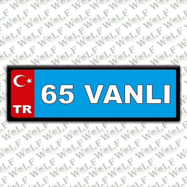 İllere Özel Damla Etiket ( 65 Vanlı ) / Pİ264