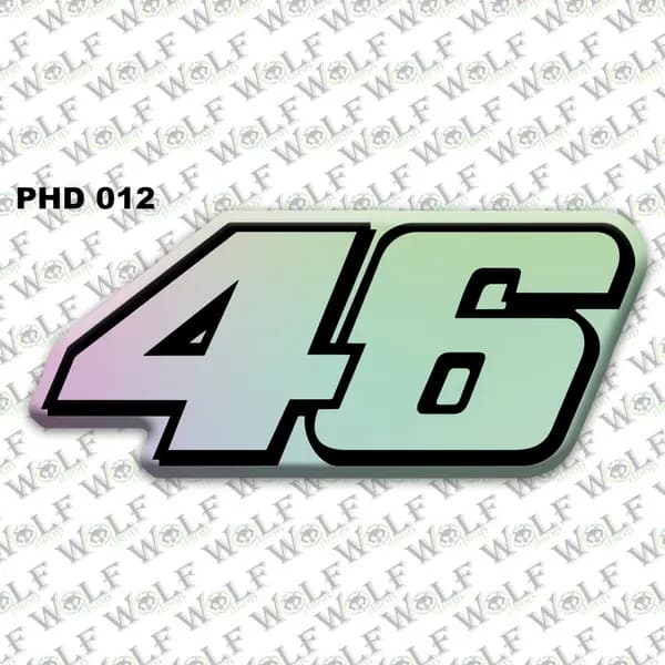 Damlalı Hologram Sticker 012 / PHD012