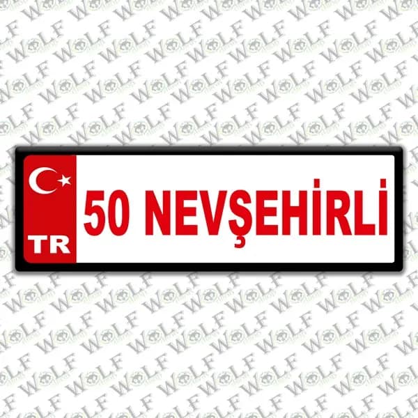 İllere Özel Damla Etiket ( 50 Nevşehir ) / Pİ204