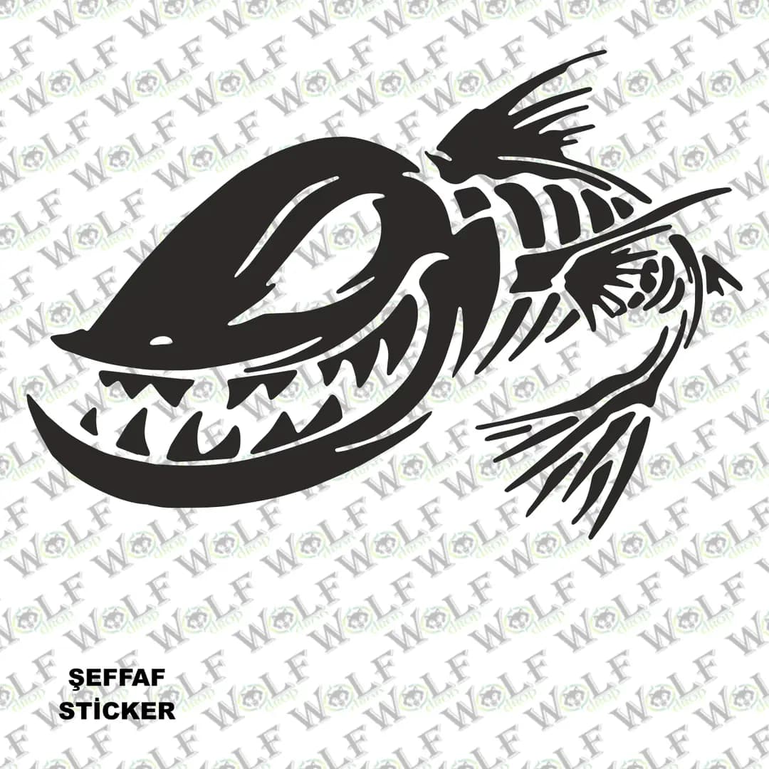 Tekli Sticker Şeffaf 006 / PSTS006