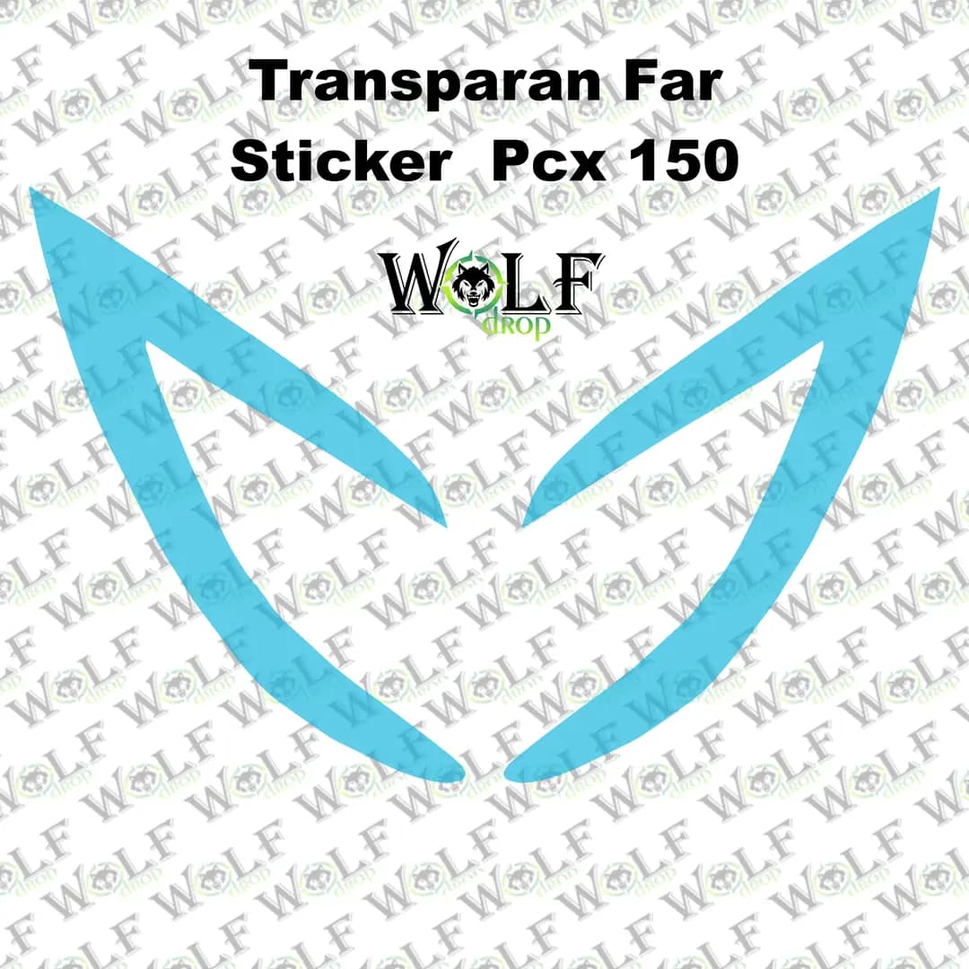 HONDA PCX 150 2014 - 2017 UYUMLU TRANSPARAN FAR STİCKER / P96005