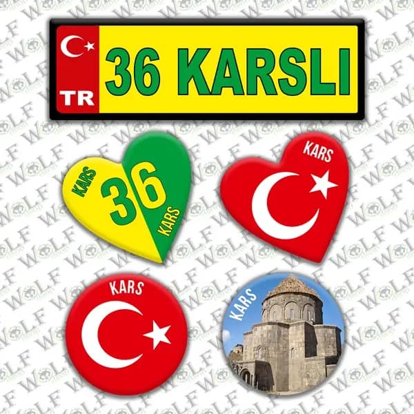 İllere Özel Damla Etiket ( 36 Karslı ) / Pİ153