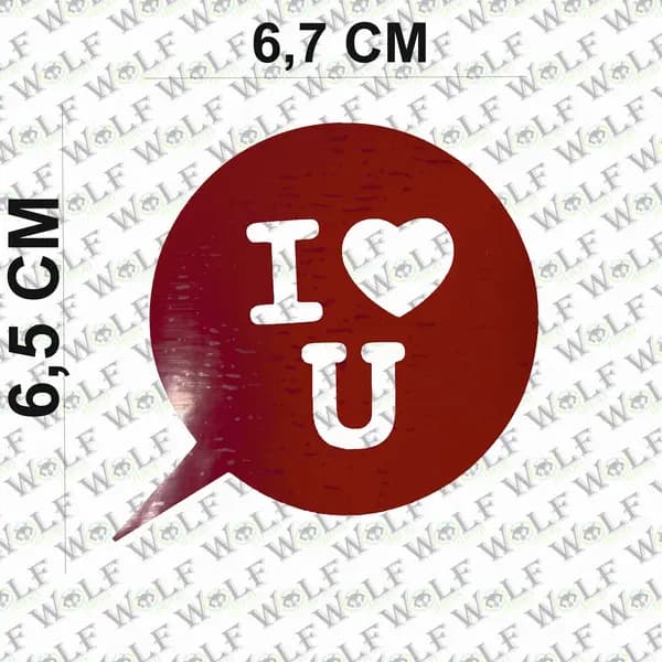 Transferli Sticker / wolf108