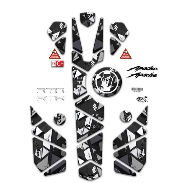 TVS APACHE 2022 - 2025 UYUMLU FULL SET 010 / BTA010