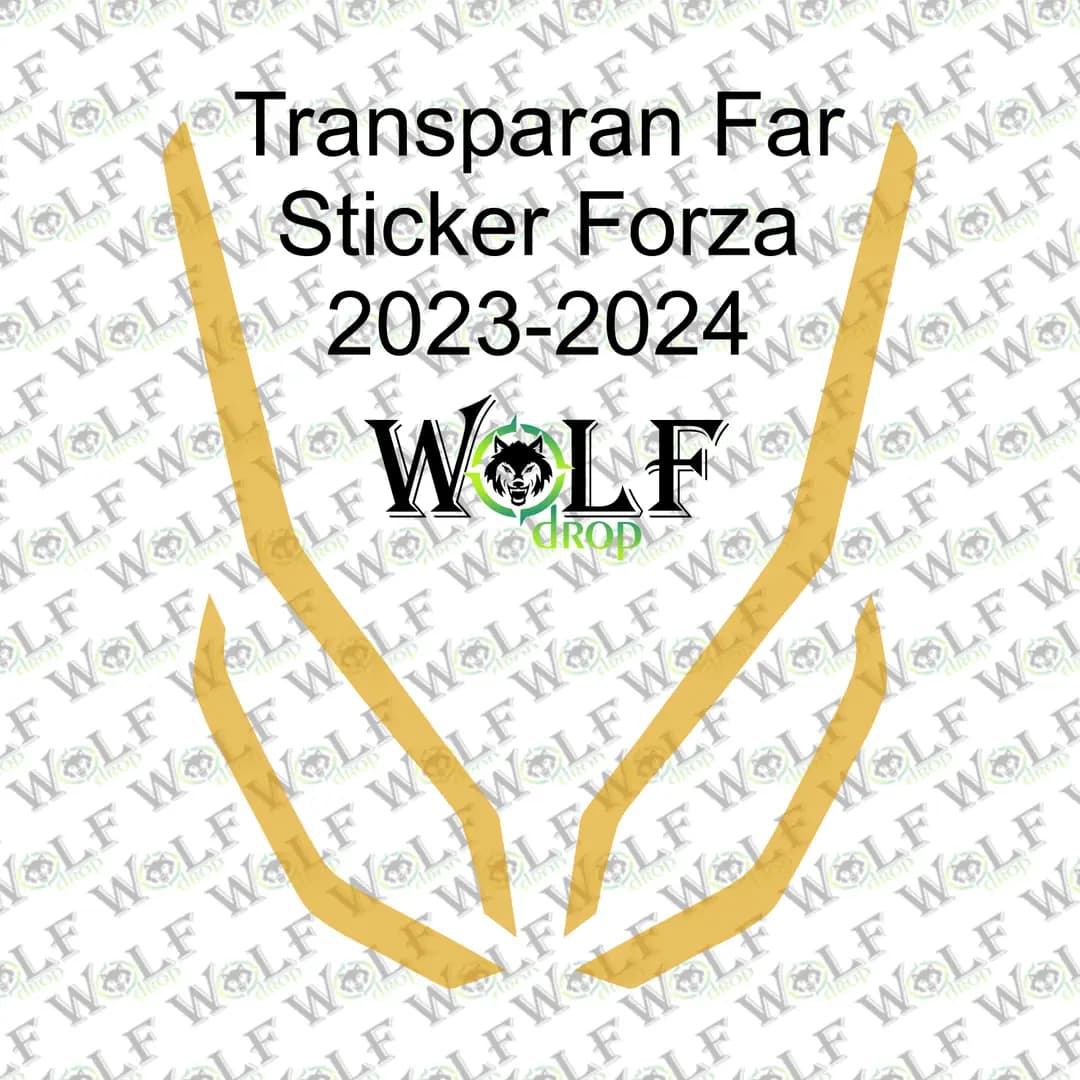 HONDA FORZA 2023 - 2024 UYUMLU TRANSPARAN FAR STİCKER / P93004