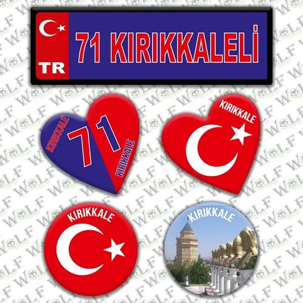 İllere Özel Damla Etiket ( 71 Kırıkkaleli ) / Pİ289