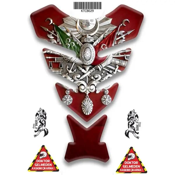 Türk Bayrağı Tankpad 029 / KTCB029