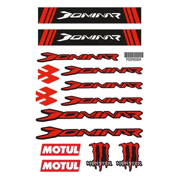 Pulsar Dominar A4 Sticker 004 / PSSMD004