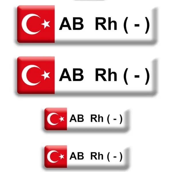 Kan Grubu Düz AB Rh- / PKD1005