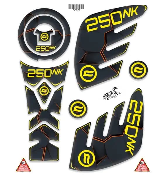 CF MOTO 250 NK 2018 - 2022 UYUMLU FULL SET 021 / BC021