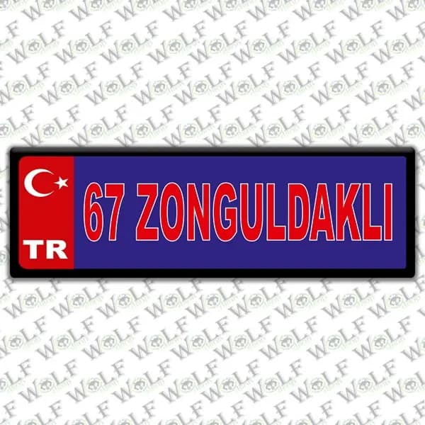 İllere Özel Damla Etiket ( 67 Zonguldaklı ) / Pİ274