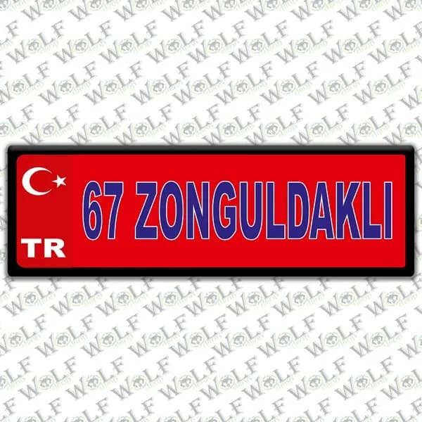 İllere Özel Damla Etiket ( 67 Zonguldaklı ) / Pİ272