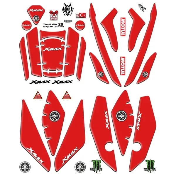 YAMAHA XMAX 2023 - 2024 UYUMLU FULL SET 012 / BX1012