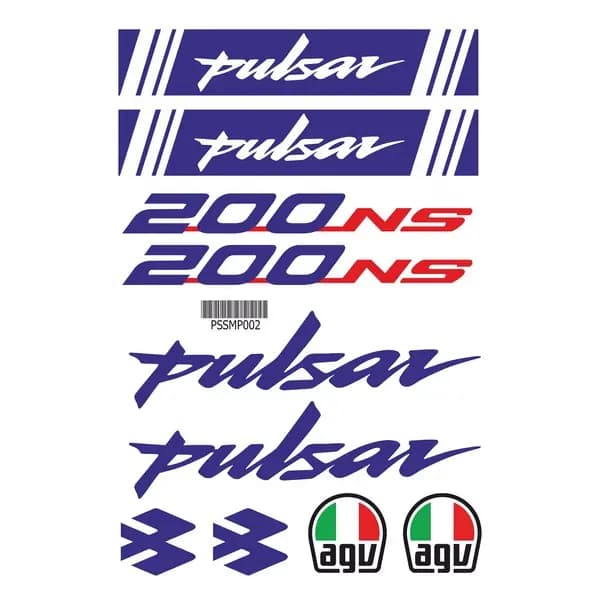Pulsar NS 200 A4 Sticker 007 / PSSMP002