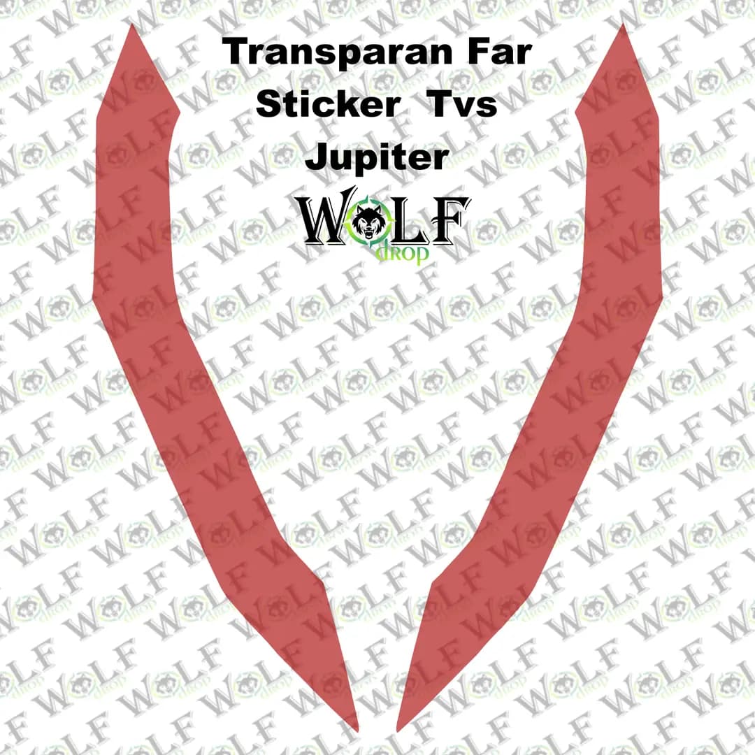 TVS JUPİTER 125 2023 - 2024 UYUMLU TRANSPARAN FAR STİCKER / P91001