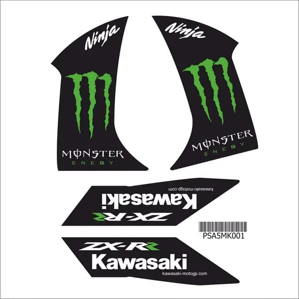 Kawasaki A5 Sticker 001 / PSA5MK001