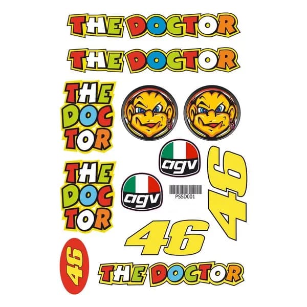 The Doctor A4 Sticker 001 / PSSD001