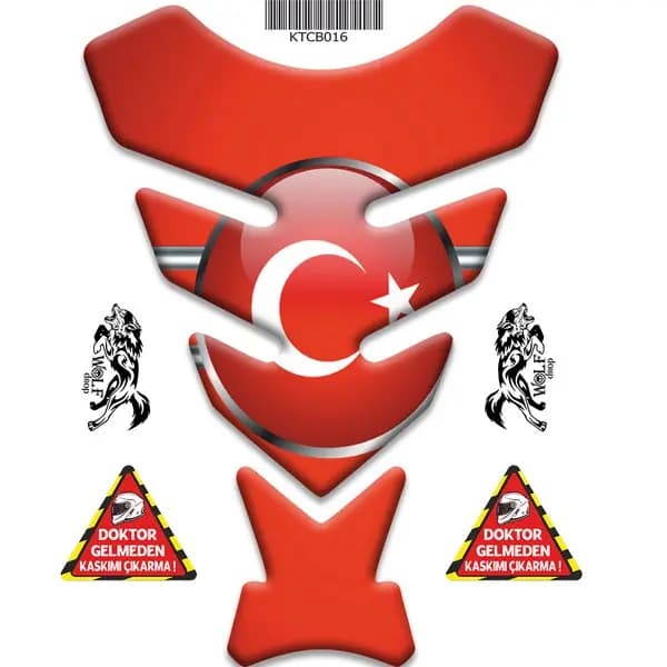 Türk Bayrağı Tankpad 016 / KTCB016