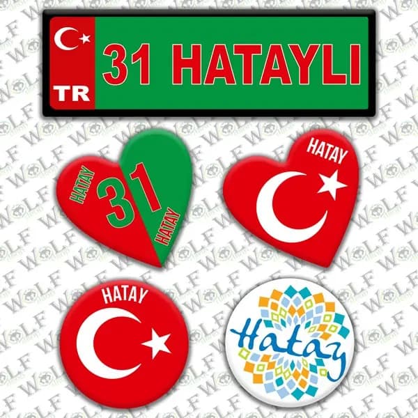 İllere Özel Damla Etiket ( 31 İskenderunlu, Hataylı ) / Pİ129