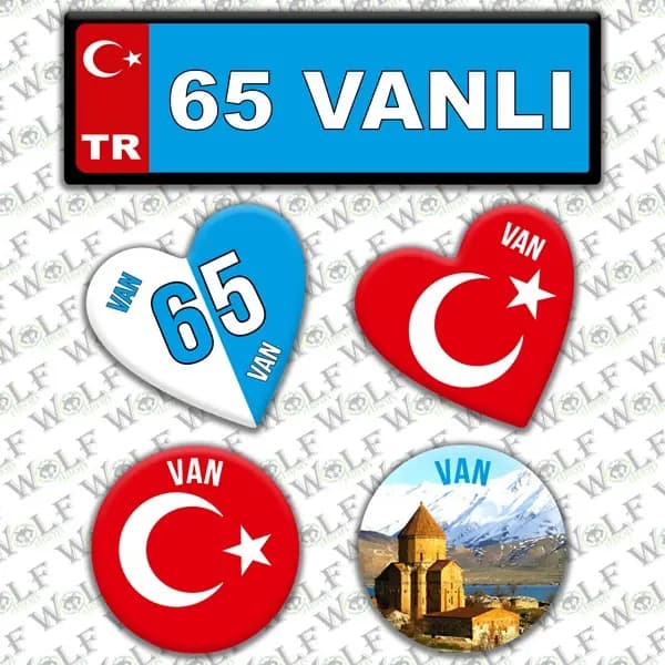 İllere Özel Damla Etiket ( 65 Vanlı ) / Pİ263