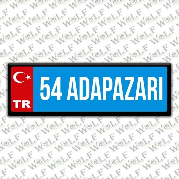 İllere Özel Damla Etiket ( 54 Adapazarı ) / Pİ218