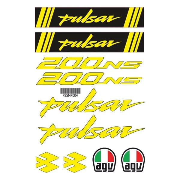 Pulsar NS 200 A4 Sticker 009 / PSSMP004
