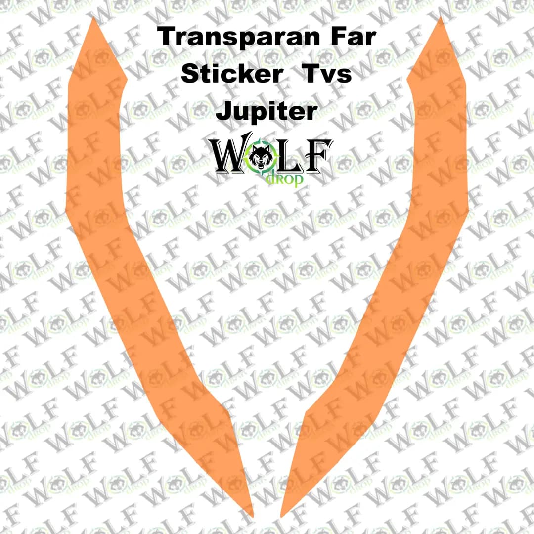 TVS JUPİTER 125 2023 - 2024 UYUMLU TRANSPARAN FAR STİCKER / P91003