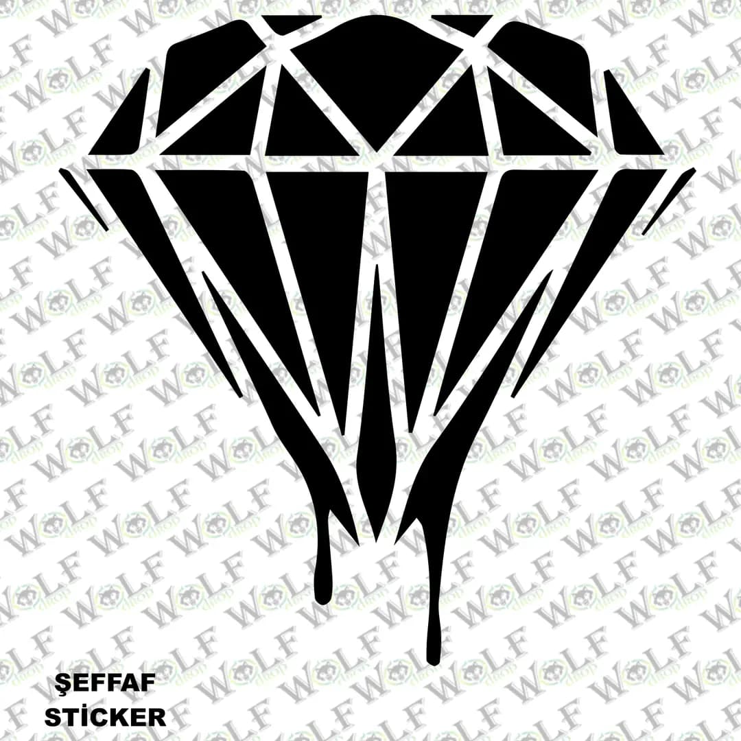 Tekli Sticker Şeffaf 003 / PSTS003