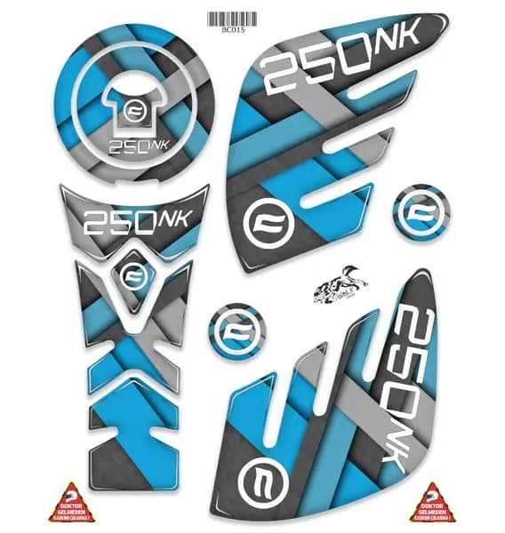 CF MOTO 250 NK 2018 - 2022 UYUMLU FULL SET 015 / BC015