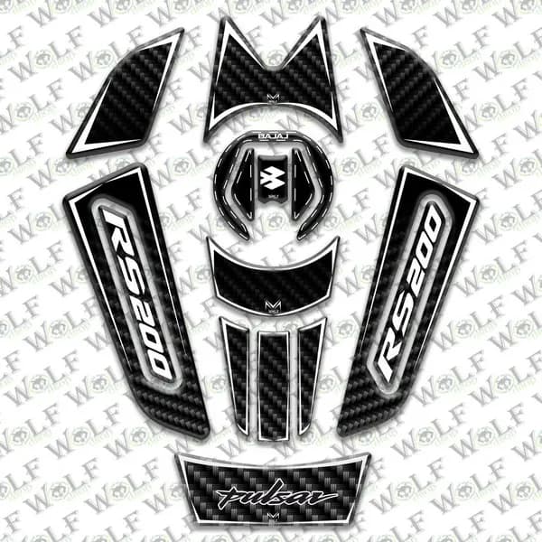 Bajaj Pulsar Rs 200 Tankpad Damla Etiket / B51T005