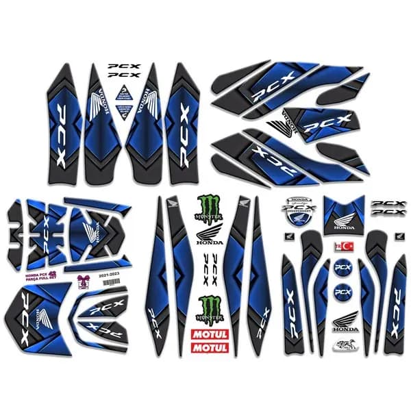 HONDA PCX 2021 - 2024 UYUMLU 42 PARÇA FULL SET 012 / BPN012