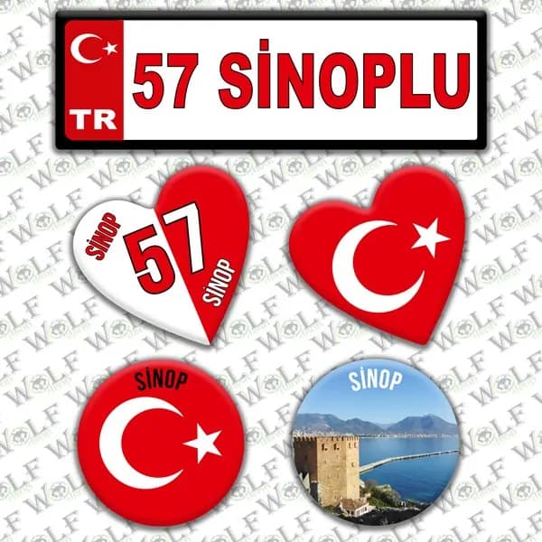 İllere Özel Damla Etiket ( 57 Sinoplu) / Pİ233