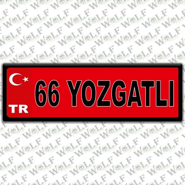 İllere Özel Damla Etiket ( 66 Yozgatlı ) / Pİ268