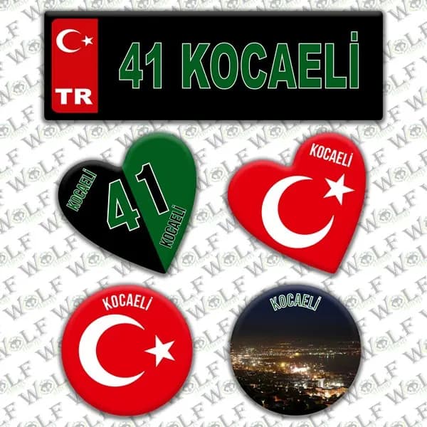 İllere Özel Damla Etiket ( 41 Kocaeli ) / Pİ172