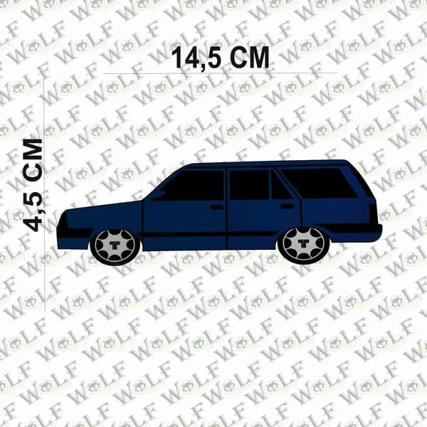 Sticker Araba Tofaş / wolf186