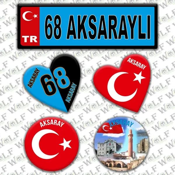 İllere Özel Damla Etiket ( 68 Aksaraylı ) / Pİ277