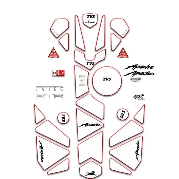 TVS APACHE 2022 - 2025 UYUMLU FULL SET 004 / BTA004