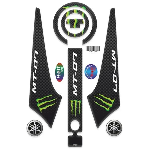 YAMAHA MT-07 2014 - 2017 UYUMLU FULL SET 002 / BM051