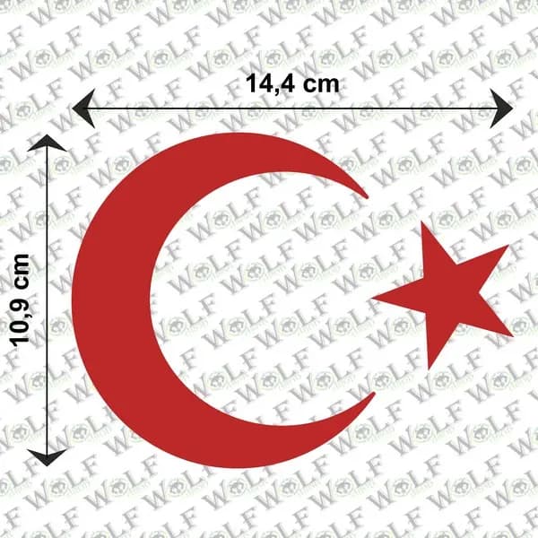 Transferli Bayrak Sticker