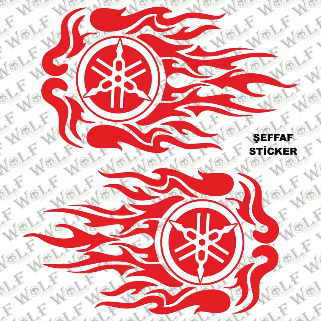 Tekli Sticker Şeffaf 012 / PSTS012