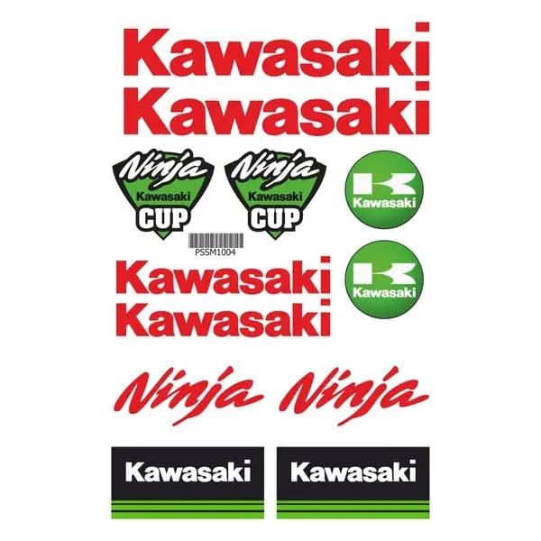 Kawasaki A4 Sticker 004 / PSSM1004