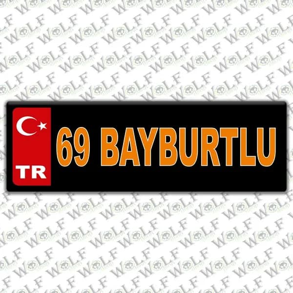 İllere Özel Damla Etiket ( 69 Bayburtlu ) / Pİ282