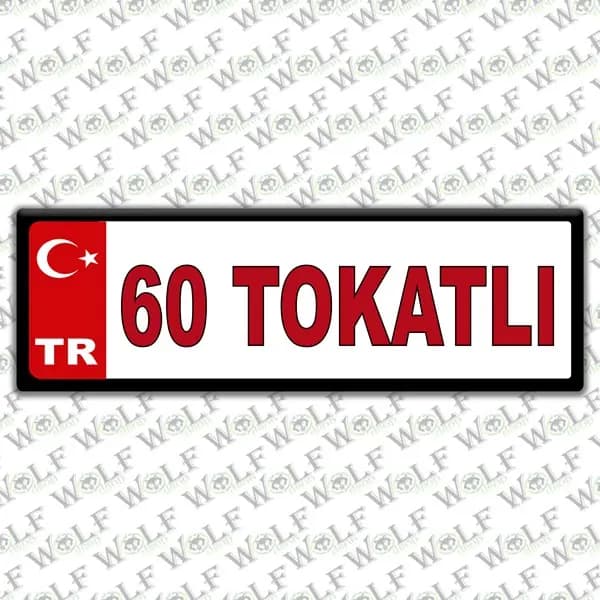 İllere Özel Damla Etiket ( 60 Tokatlı ) / Pİ243